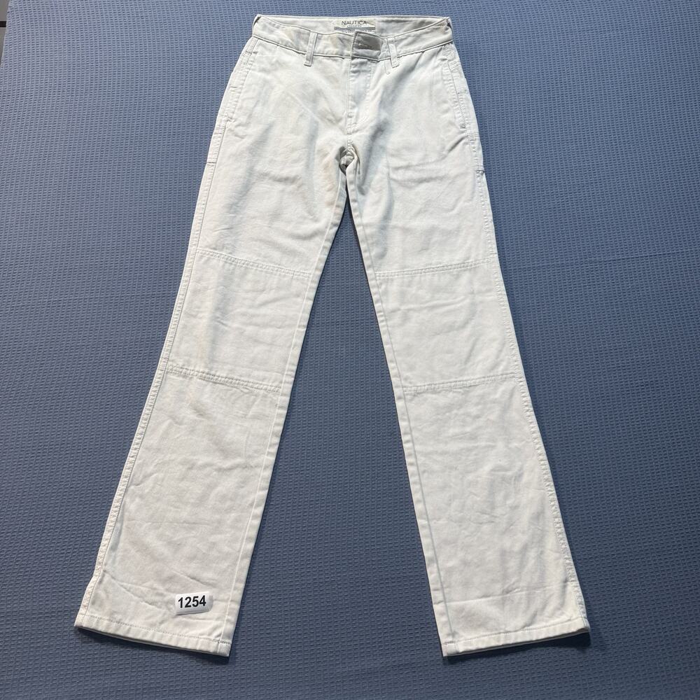 Nautica‎ Straight Fit Jeans Men's Sz 36x30 White Pre-Owned Excellent